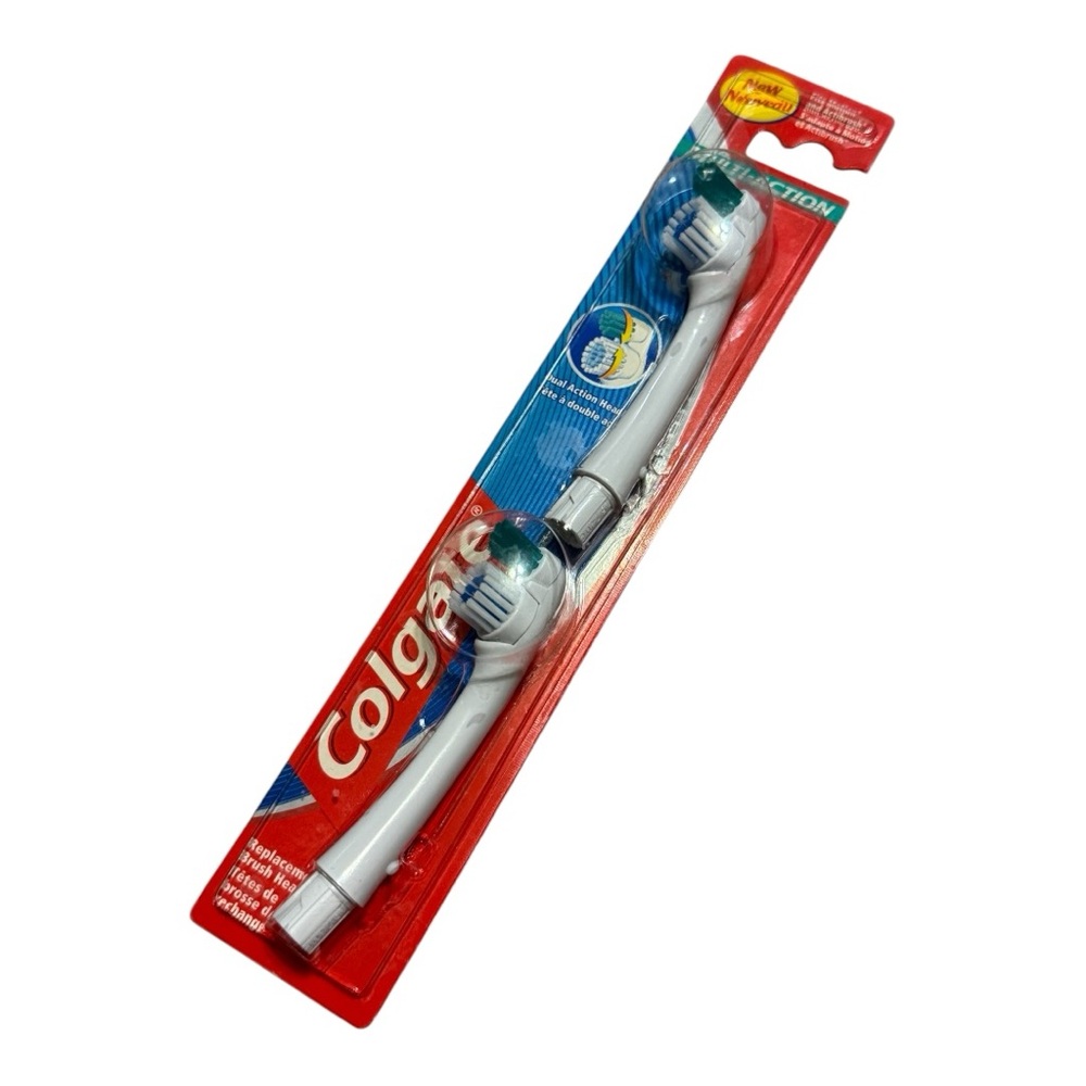 Colgate Multi-Action Brush Heads Replacement 2 Pack NWT Stocking Stuffer Teeth